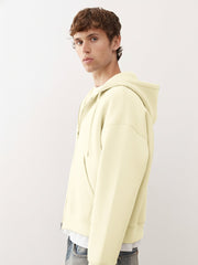 Dual Zip Cream Sweatshirt