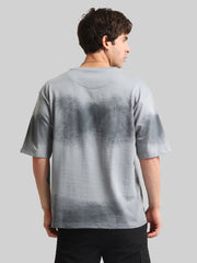 Newyork Patch Grey Half Sleeve T-Shirt