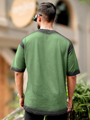 Fearless Green Half Sleeve T-Shirt