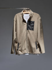 Solid Tan Full Sleeve Shacket