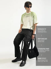 Life Fully Green, Cream Half Sleeve T-Shirt