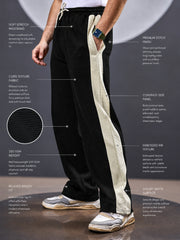 CordPanel Black Trackpant