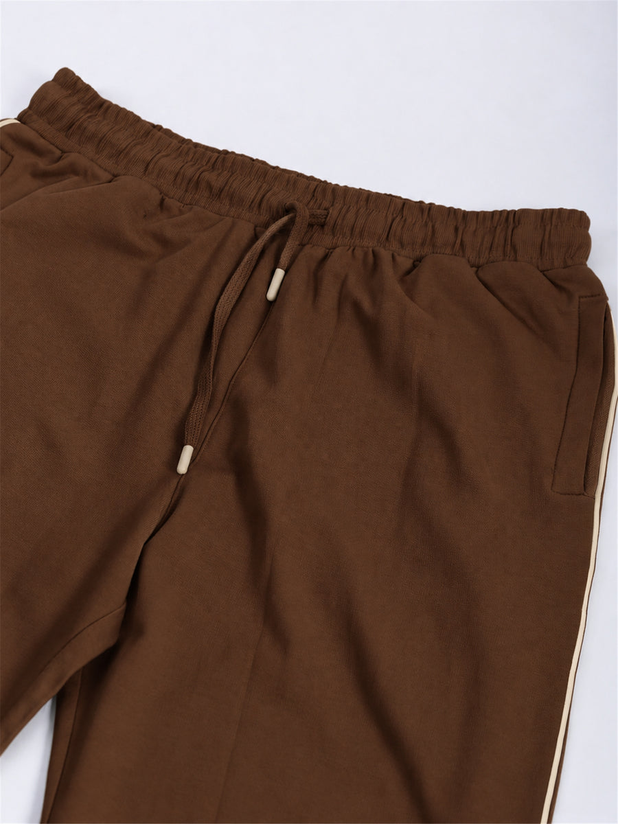 Atlanta Brown Baggy Fit Trackpant