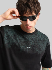 Brooklyn Embroidery Black Half Sleeve T-Shirt