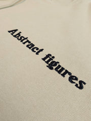 Abstract Beige Full Sleeve Sweatshirt