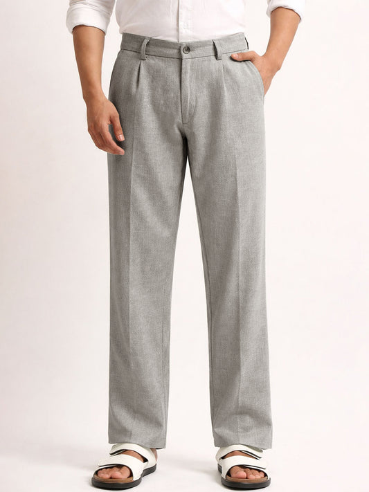 Turkish Linen Grey Trouser