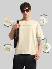 Chameleon Print Biscuit Half Sleeve T-Shirt