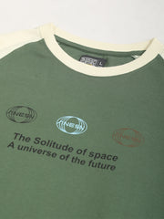 Ansen Hunter Green Half Sleeve T-Shirt