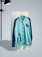 Official Berly Green Varsity Full Sleeve Jacket