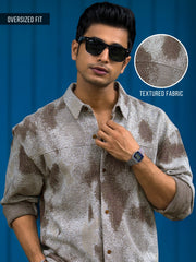 Shadow Play Brown Full Sleeve Shirt