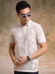 Whirlbird Light Pink Half Sleeve Polo T-Shirt