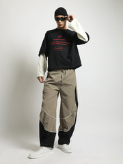 Seneitive Black, Cream Doctor Sleeve T-Shirt