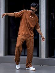 Tri-Color Tape & TwinLine Brown Co-Ords