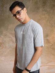 Brooklyn Acid Wash Light Grey Half Sleeve T-Shirt