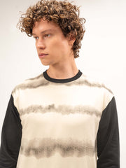 Overspray Cream Full Sleeve T-Shirt