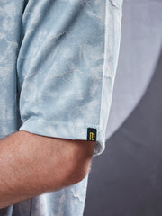 Burnout Blue Half Sleeve T-Shirt