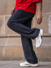 Baggy Graphite Bootcut Denim