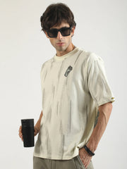Landdrift Cream Half Sleeve T-Shirt