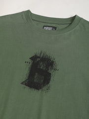 Splatter Hunter Green Half Sleeve T-Shirt