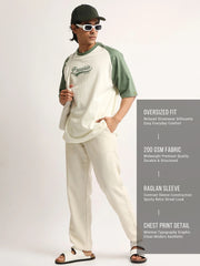Breakin Cream, Hunter Green Half Sleeve T-Shirt