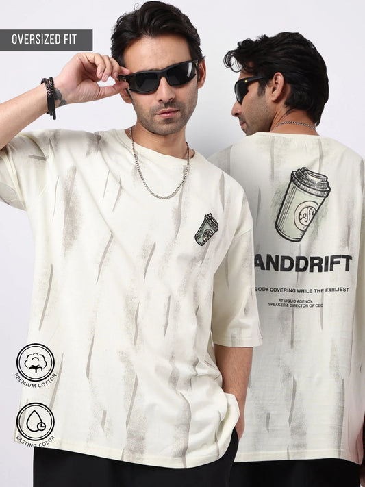 Landdrift Cream Half Sleeve T-Shirt