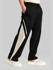 Razorline Black Baggy Fit Trackpant
