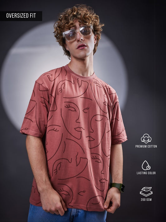 Face Onion Half Sleeve T-Shirt