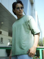 Positive Berly Green Half Sleeve T-Shirt