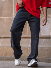 Baggy Graphite Bootcut Denim
