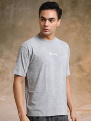 Brooklyn Acid Wash Light Grey Half Sleeve T-Shirt