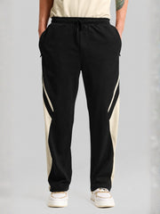 Razorline Black Baggy Fit Trackpant
