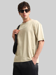 Chameleon Print Biscuit Half Sleeve T-Shirt