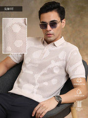 Whirlbird Light Pink Half Sleeve Polo T-Shirt