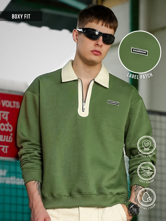 Confident Hunter Green Sweatshirt