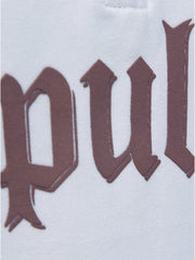 Impulsive Raglan White Polo Full Sleeve Sweatshirt