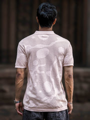 Whirlbird Light Pink Half Sleeve Polo T-Shirt