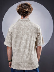 Burnout Grey Polo Half Sleeve T-Shirt