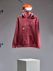 Califorina Burgundy Full Sleeve Sweatshirt