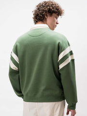 ColorBlock Hunter Green Sweatshirt