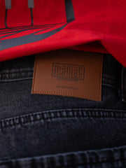 Baggy Graphite Bootcut Denim