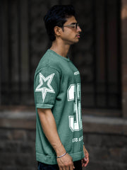 Houston Green Half Sleeve T-Shirt