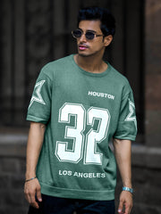 Houston Green Half Sleeve T-Shirt