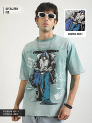 Street Vogue Berly Green Half Sleeve T-Shirt