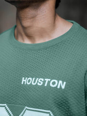 Houston Green Half Sleeve T-Shirt