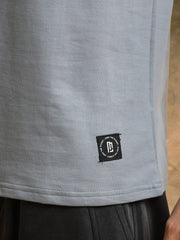 Plain Light Grey Polo Half Sleeve T-Shirt