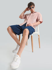 Embroidery Pink Shirt
