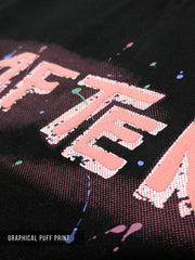 After Black, Pink Half Sleeve T-Shirt