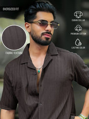 Tangled Dark Grey Half Sleeve Shirt