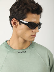 Positive Berly Green Half Sleeve T-Shirt