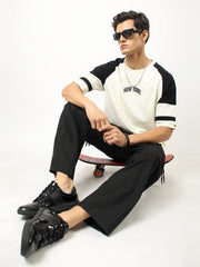 NewYork Cream Half Sleeve T-Shirt